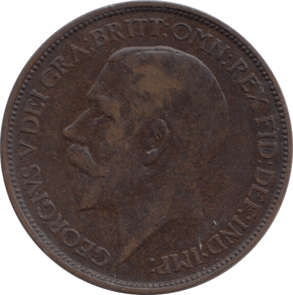 1923 FARTHING ( VF ) - Farthing - Cambridgeshire Coins