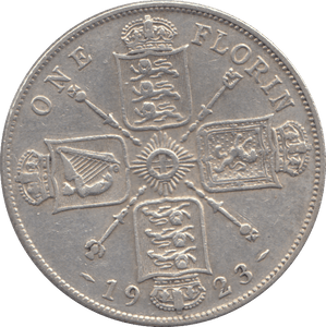 1923 FLORIN ( GF ) - Florin - Cambridgeshire Coins