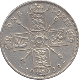1923 FLORIN ( GF ) - Florin - Cambridgeshire Coins