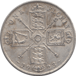 1923 FLORIN ( GVF ) - FLORIN - Cambridgeshire Coins