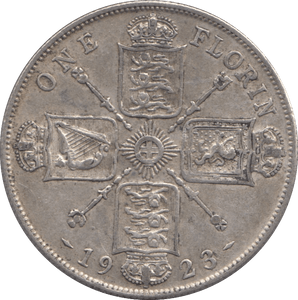 1923 FLORIN ( VF ) - FLORIN - Cambridgeshire Coins
