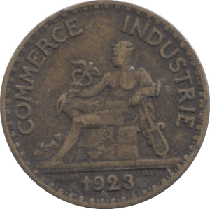 1923 FRANCE 50 CENTIMES - WORLD COINS - Cambridgeshire Coins