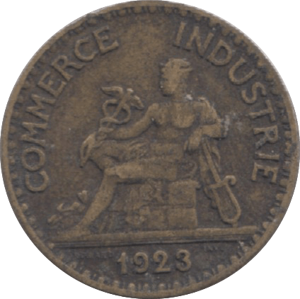 1923 FRANCE 50 CENTIMES - WORLD COINS - Cambridgeshire Coins