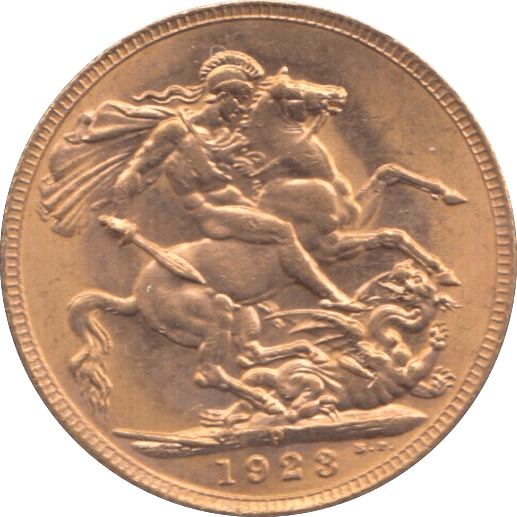 1923 GOLD SOVEREIGN ( AUNC ) PERTH MINT - Sovereign - Cambridgeshire Coins