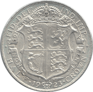 1923 HALFCROWN ( AUNC ) - Halfcrown - Cambridgeshire Coins