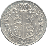 1923 HALFCROWN ( AUNC ) - Halfcrown - Cambridgeshire Coins