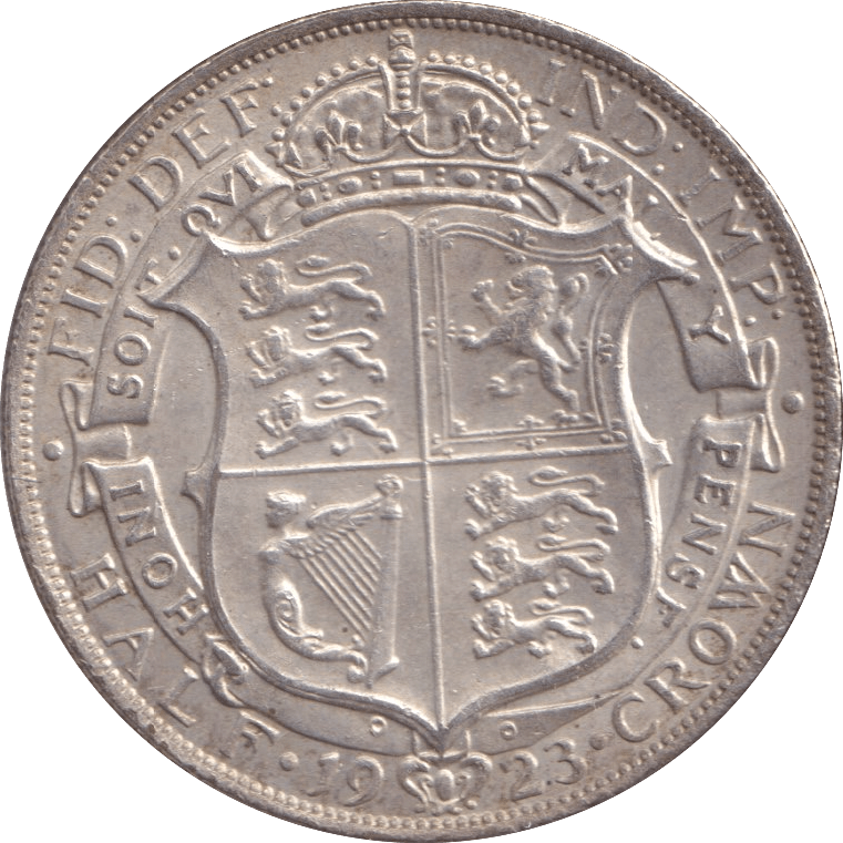 1923 HALFCROWN ( AUNC ) - Halfcrown - Cambridgeshire Coins