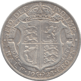 1923 HALFCROWN ( FINE ) 10 - Halfcrown - Cambridgeshire Coins