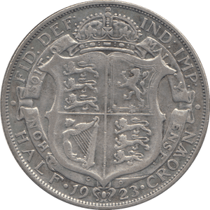 1923 HALFCROWN ( FINE ) 2 - Halfcrown - Cambridgeshire Coins