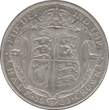 1923 HALFCROWN ( FINE ) 7 - Halfcrown - Cambridgeshire Coins