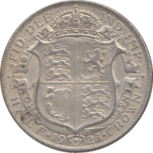 1923 HALFCROWN ( GVF ) 3B - Halfcrown - Cambridgeshire Coins