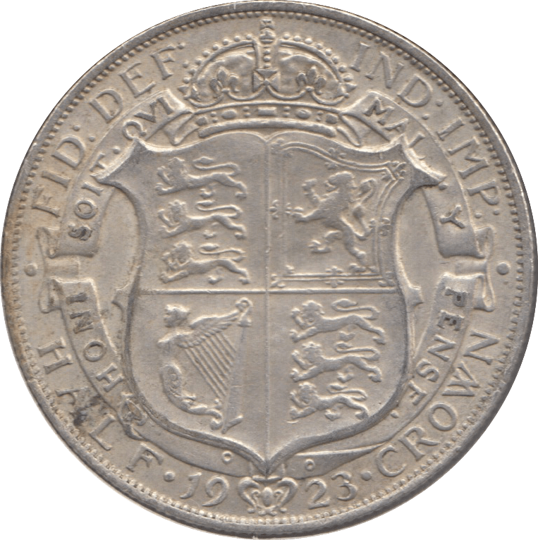 1923 HALFCROWN ( GVF ) 3B - Halfcrown - Cambridgeshire Coins