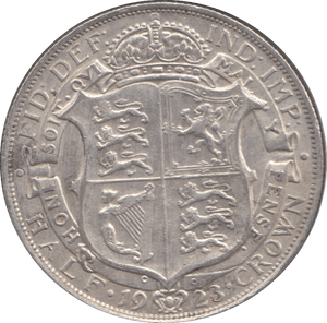 1923 HALFCROWN ( GVF ) 3 - Halfcrown - Cambridgeshire Coins