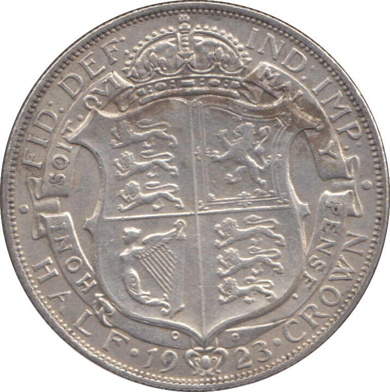 1923 HALFCROWN ( GVF ) 3 - Halfcrown - Cambridgeshire Coins