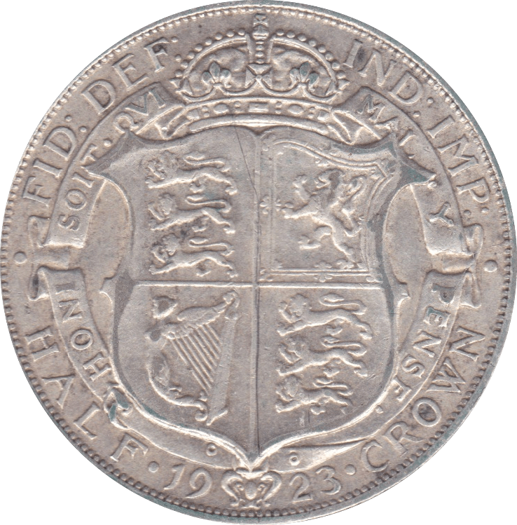 1923 HALFCROWN ( GVF ) - Halfcrown - Cambridgeshire Coins