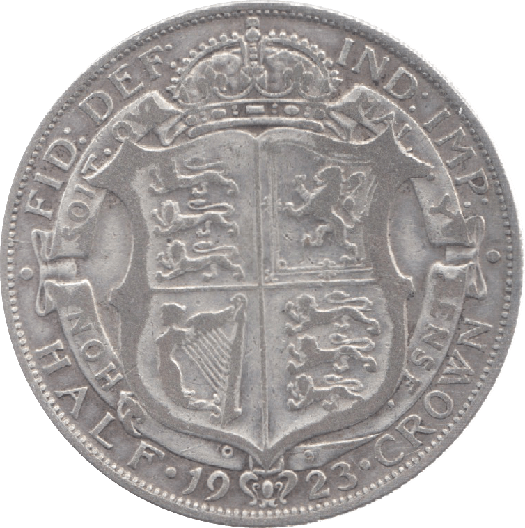 1923 HALFCROWN ( NF ) 6 - Halfcrown - Cambridgeshire Coins