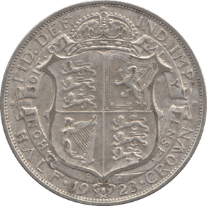 1923 HALFCROWN ( VF ) 8 - Halfcrown - Cambridgeshire Coins