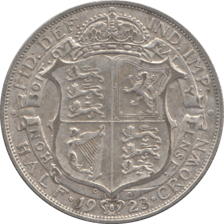 1923 HALFCROWN ( VF ) 8 - Halfcrown - Cambridgeshire Coins