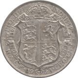 1923 HALFCROWN ( VF ) 8 - Halfcrown - Cambridgeshire Coins