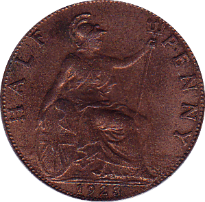 1923 HALFPENNY ( AUNC ) B - Halfpenny - Cambridgeshire Coins