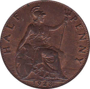 1923 HALFPENNY ( AUNC ) - Halfpenny - Cambridgeshire Coins