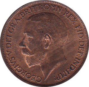 1923 HALFPENNY ( AUNC ) - Halfpenny - Cambridgeshire Coins