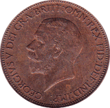 1923 HALFPENNY ( UNC ) D - Halfpenny - Cambridgeshire Coins