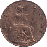 1923 HALFPENNY ( UNC ) - Halfpenny - Cambridgeshire Coins