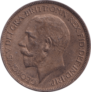 1923 HALFPENNY ( UNC ) - Halfpenny - Cambridgeshire Coins