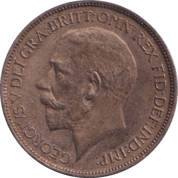 1923 HALFPENNY ( UNC ) - Halfpenny - Cambridgeshire Coins
