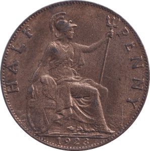 1923 HALFPENNY ( UNC ) - Halfpenny - Cambridgeshire Coins
