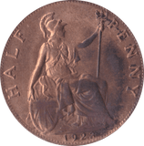 1923 HALFPENNY ( UNC ) TONED - Halfpenny - Cambridgeshire Coins