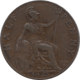 1923 HALFPENNY ( VF ) - Halfpenny - Cambridgeshire Coins