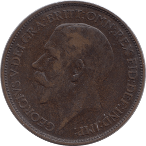 1923 HALFPENNY ( VF ) - HALFPENNY - Cambridgeshire Coins