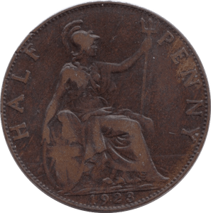 1923 HALFPENNY ( VF ) - HALFPENNY - Cambridgeshire Coins