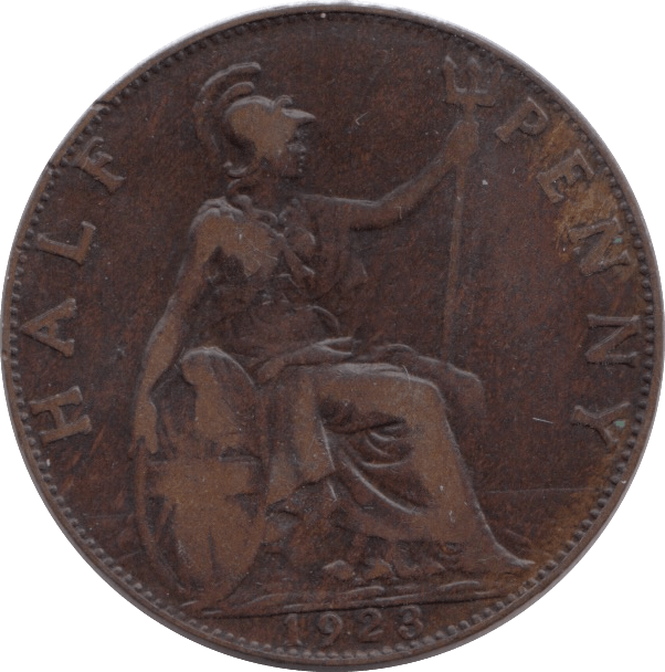 1923 HALFPENNY ( VF ) - HALFPENNY - Cambridgeshire Coins