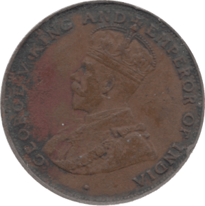 1923 HONG KONG ONE CENT REF 27 - WORLD COINS - Cambridgeshire Coins