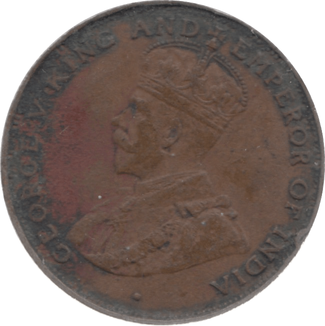 1923 HONG KONG ONE CENT REF 27 - WORLD COINS - Cambridgeshire Coins