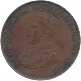 1923 HONG KONG ONE CENT REF 27 - WORLD COINS - Cambridgeshire Coins