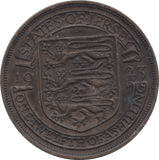 1923 JERSEY 1/12 OF A SHILLING - WORLD COINS - Cambridgeshire Coins