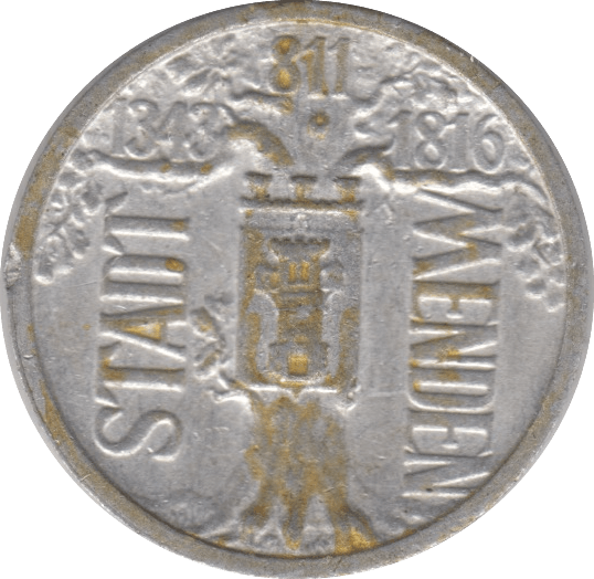 1923 ONE MILLION MARK MENDEN - WORLD COINS - Cambridgeshire Coins