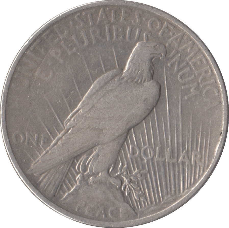 1923 PEACE DOLLAR USA DENVER MINT - SILVER WORLD COINS - Cambridgeshire Coins