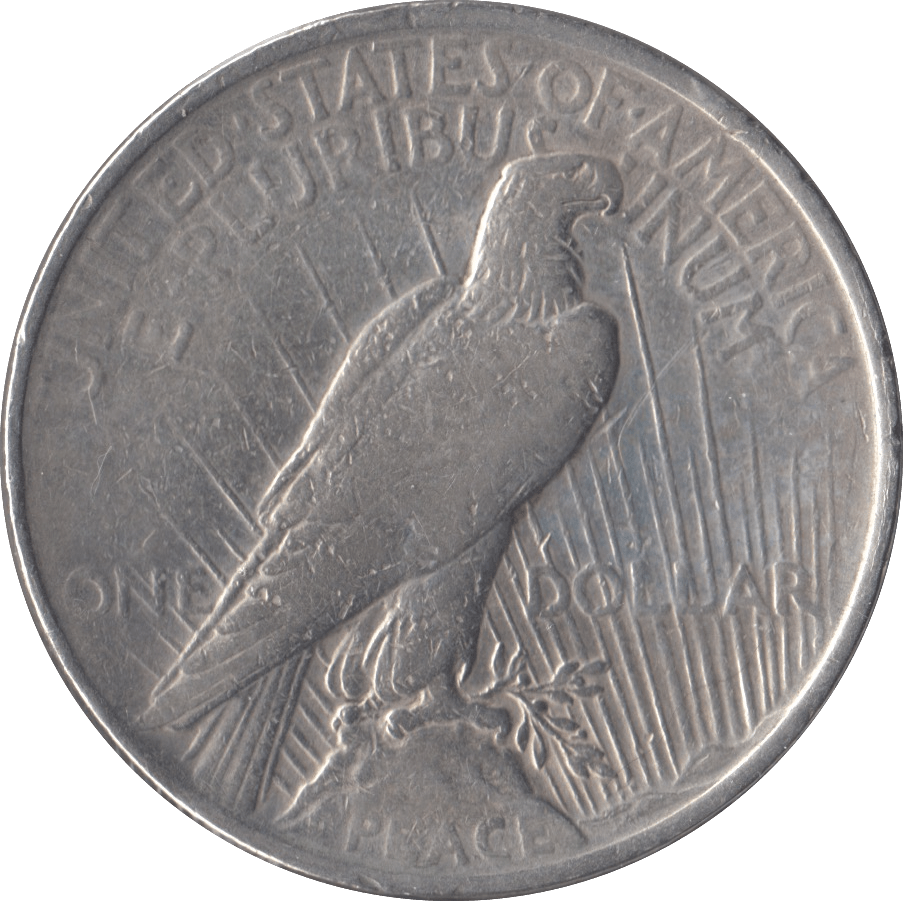 1923 PEACE DOLLAR USA PHILADELPHIA MINT - SILVER WORLD COINS - Cambridgeshire Coins