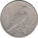 1923 PEACE ONE DOLLAR SILVER U.S.A - SILVER WORLD COINS - Cambridgeshire Coins