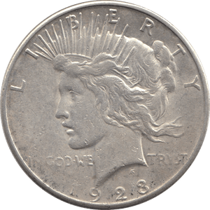 1923 PEACE ONE DOLLAR SILVER U.S.A - SILVER WORLD COINS - Cambridgeshire Coins