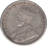 1923 SILVER HALF RUPEE INDIA - SILVER WORLD COINS - Cambridgeshire Coins