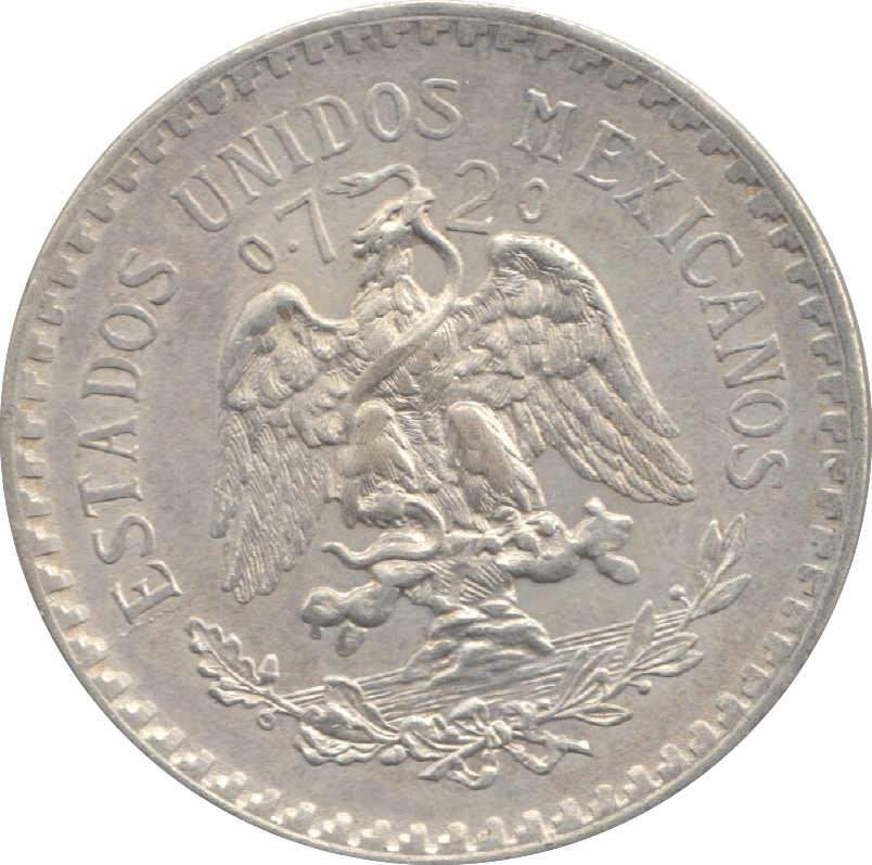 1923 SILVER MEXICO ONE PESO - SILVER WORLD COINS - Cambridgeshire Coins