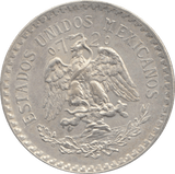 1923 SILVER MEXICO ONE PESO - SILVER WORLD COINS - Cambridgeshire Coins