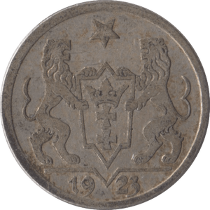1923 SILVER ONE GUILDER POLAND - SILVER WORLD COINS - Cambridgeshire Coins
