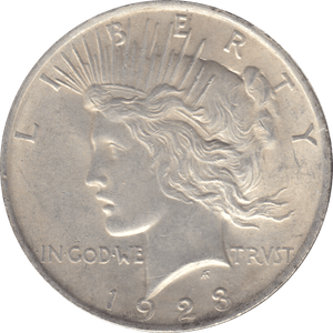 1923 SILVER PEACE DOLLAR USA 6 - WORLD SILVER COINS - Cambridgeshire Coins